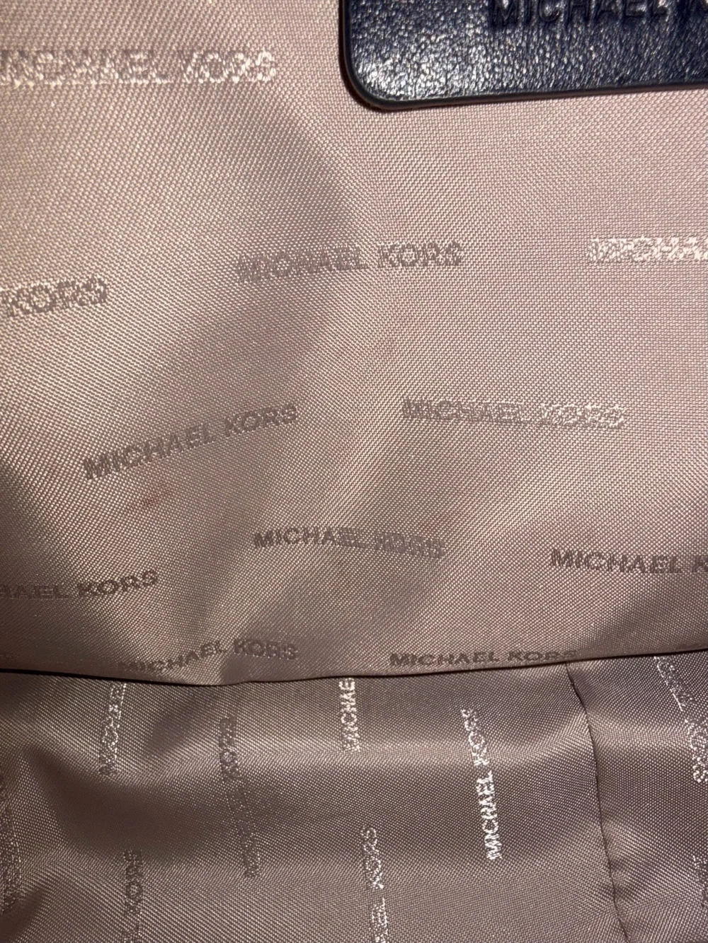 NWOT Michael Kors Cooper Large Denim School Satchel